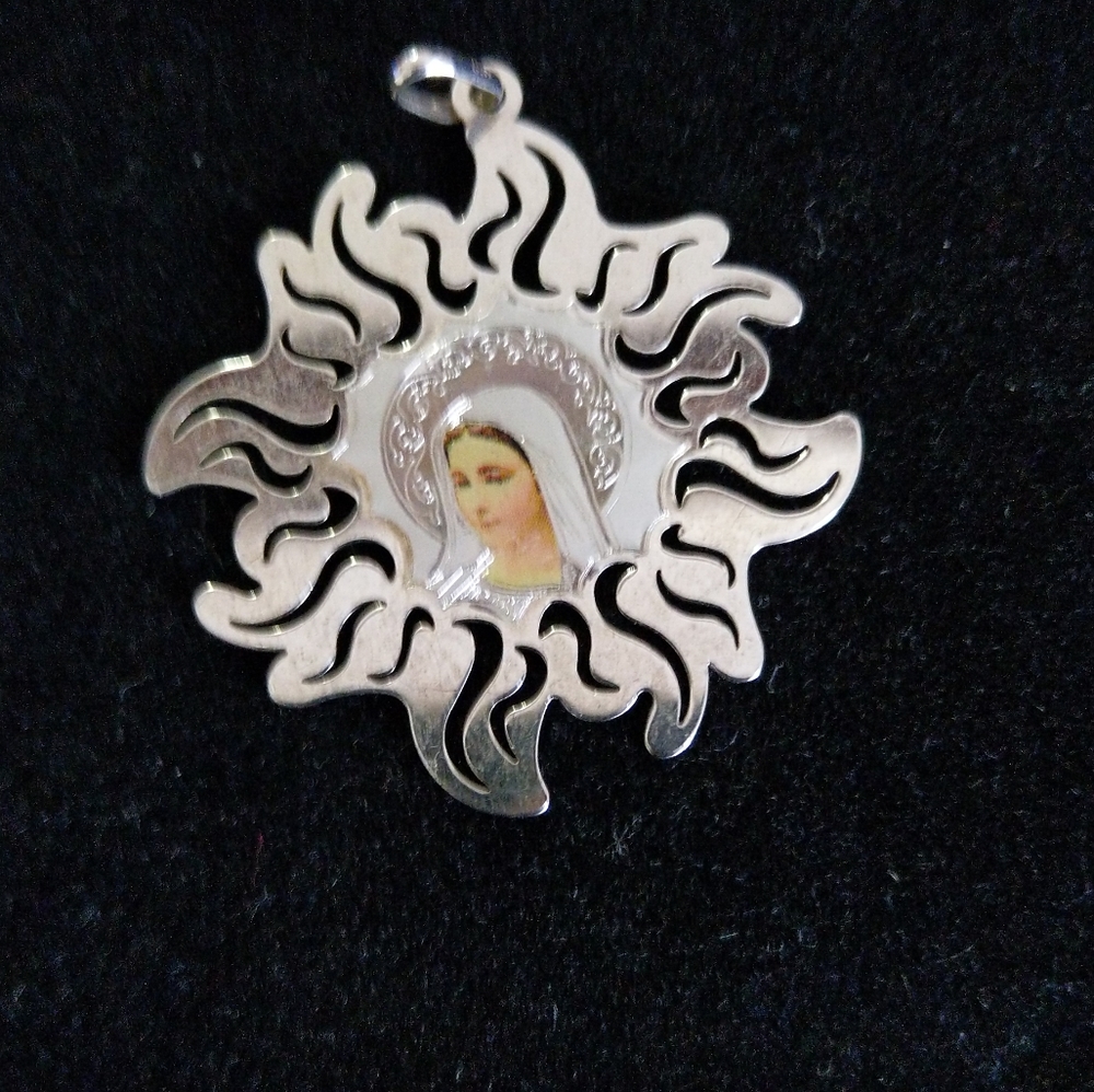 Gorgeous Our Lady of Medjugorje charm